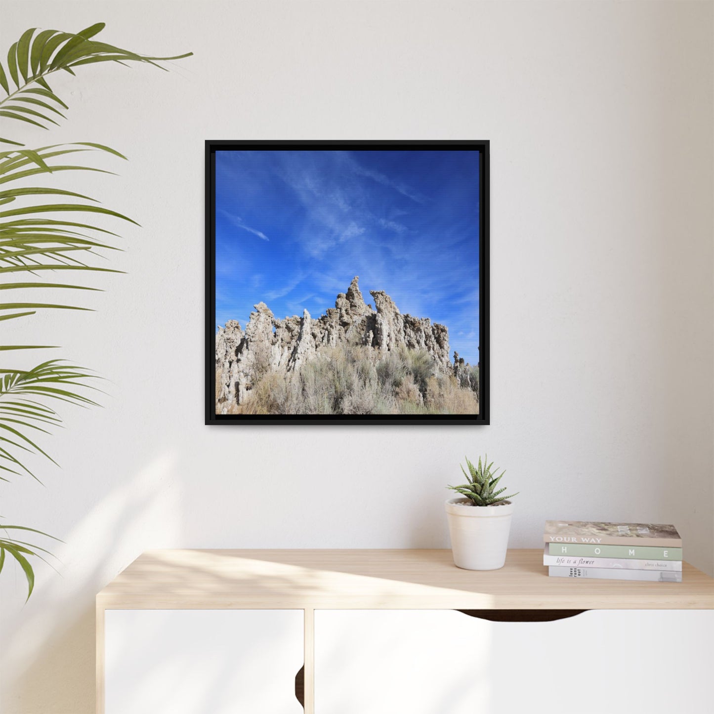 Frozen Sentinels - Unique Stretched Canvas Wall Art