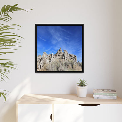 Frozen Sentinels - Unique Stretched Canvas Wall Art