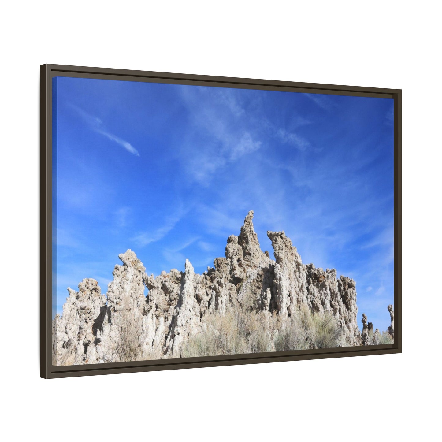 Frozen Sentinels - Unique Stretched Canvas Wall Art