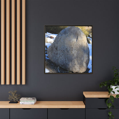 Glacial Solitude - Unique Stretched Canvas Wall Art