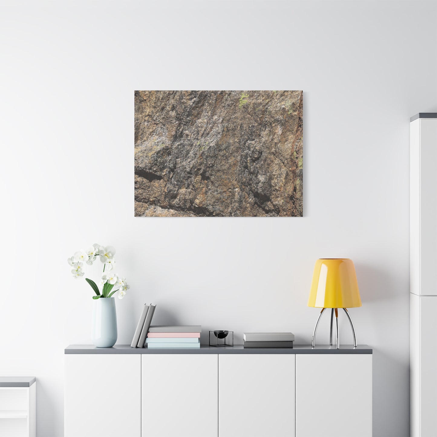 Weathered Stone Secrets - Unique Frameless Canvas Wall Art - Art By Earth