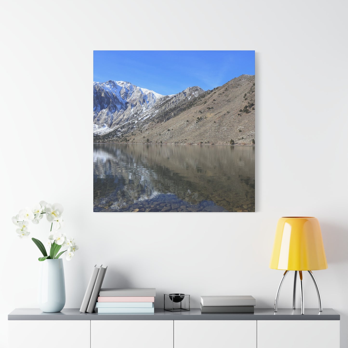 Reflection of Silence - Unique Frameless Canvas Wall Art
