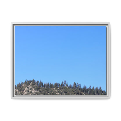 Blue Silence - Unique Stretched Canvas Wall Art