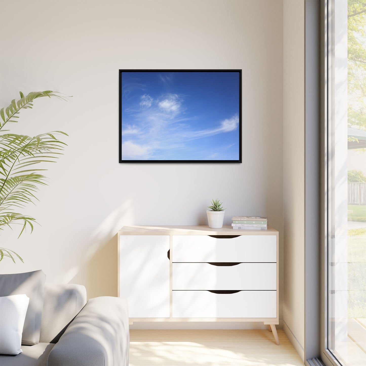 Blue Serenity - Unique Stretched Canvas Wall Art - Art By Earth