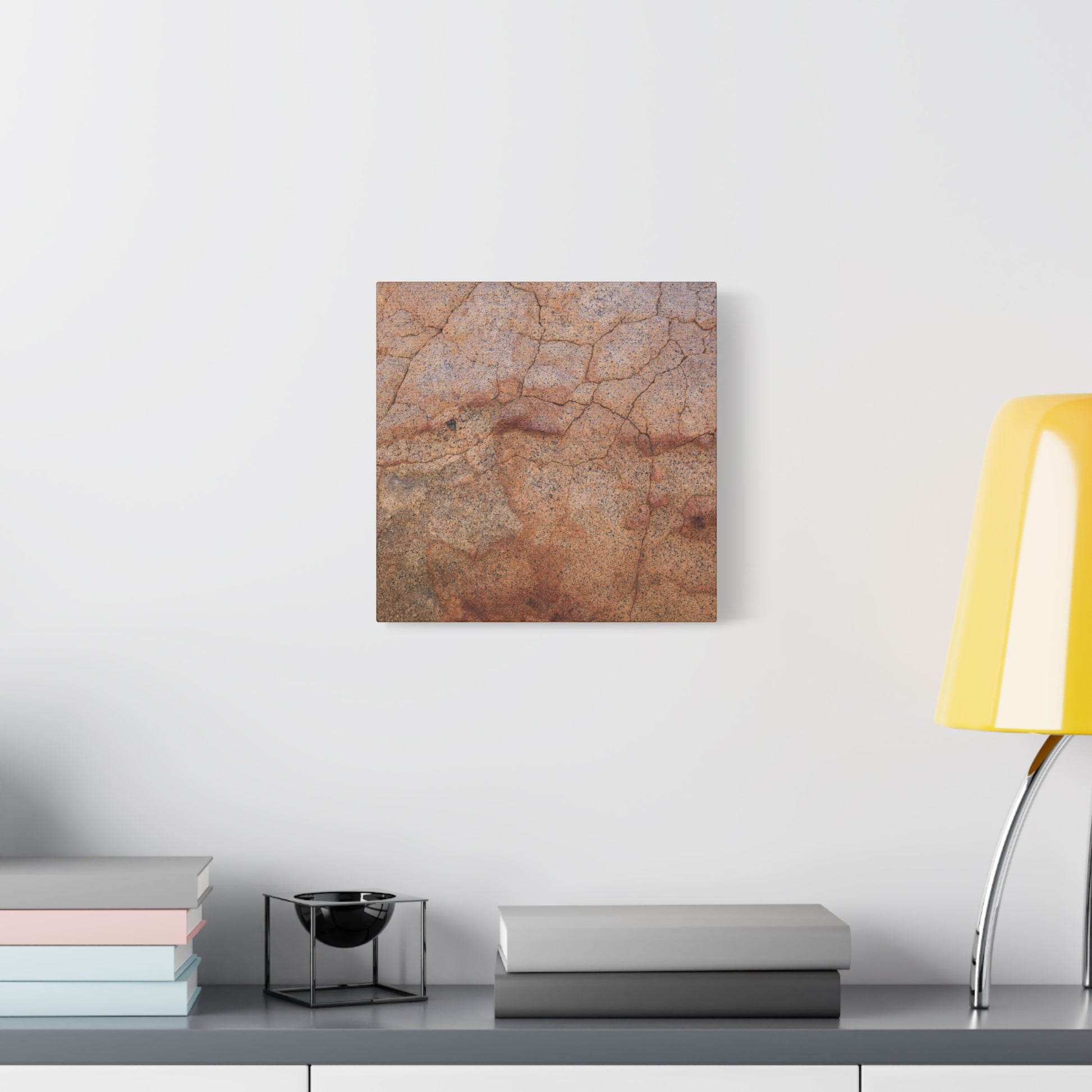 Cracked Earth's Whisper - Unique Frameless Canvas Wall Art - Art By Earth
