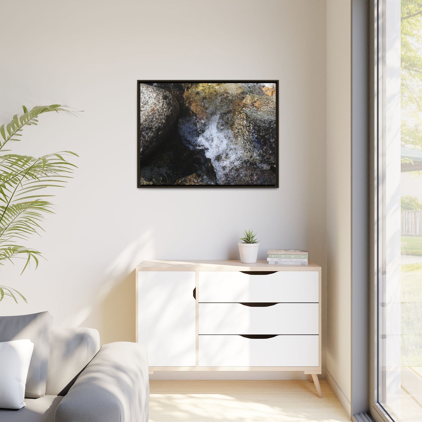 Nature's Turbulence - Unique Stretched Canvas Wall Art - Art By Earth
