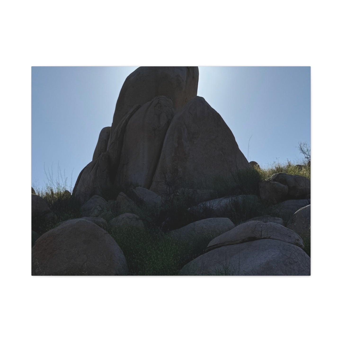 Rocks of Solitude - Unique Frameless Canvas Wall Art - Art By Earth