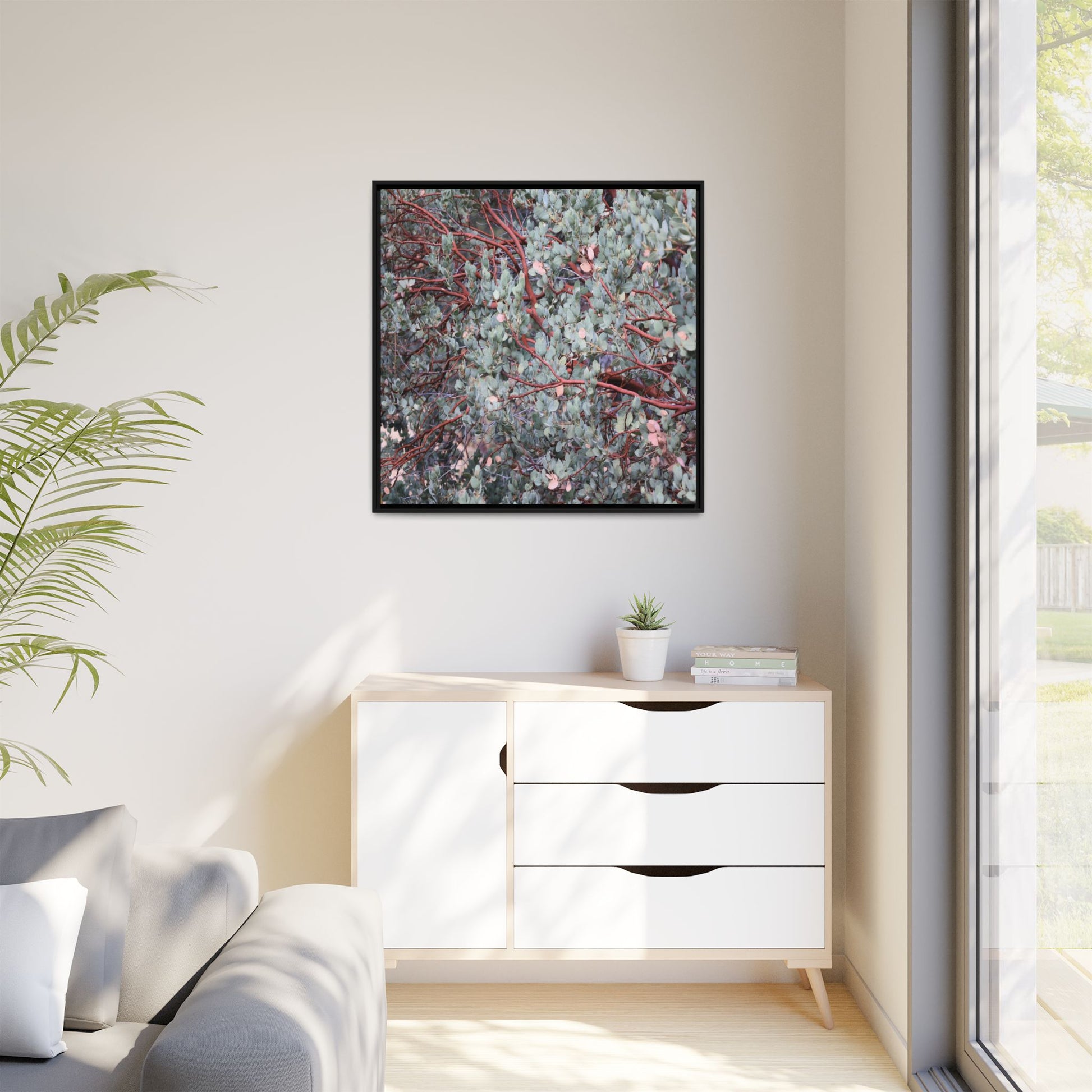 Whispers of Sage - Unique Stretched Canvas Wall Art - Art By Earth