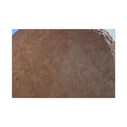 Stone Sphere of Silence - Unique Frameless Canvas Wall Art - Art By Earth