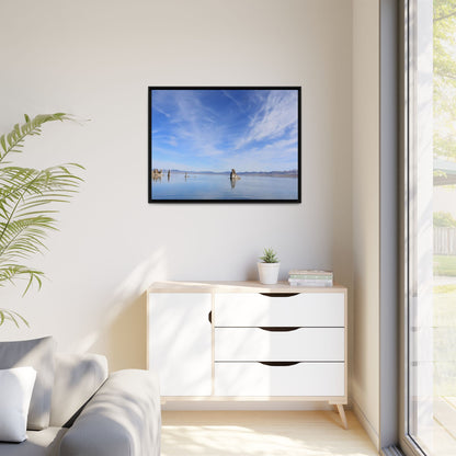 Whispers of Stillness - Unique Stretched Canvas Wall Art