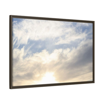 Sky's Ethereal Whisper - Unique Stretched Canvas Wall Art - Art By Earth