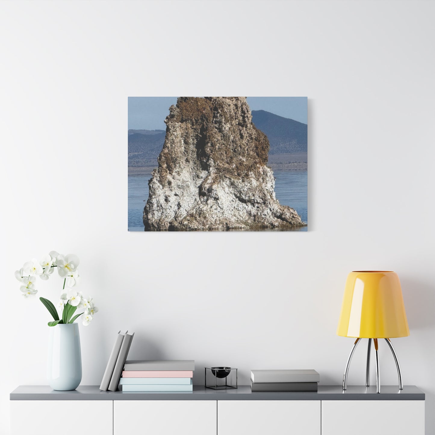 Monolith of Stillness - Unique Frameless Canvas Wall Art