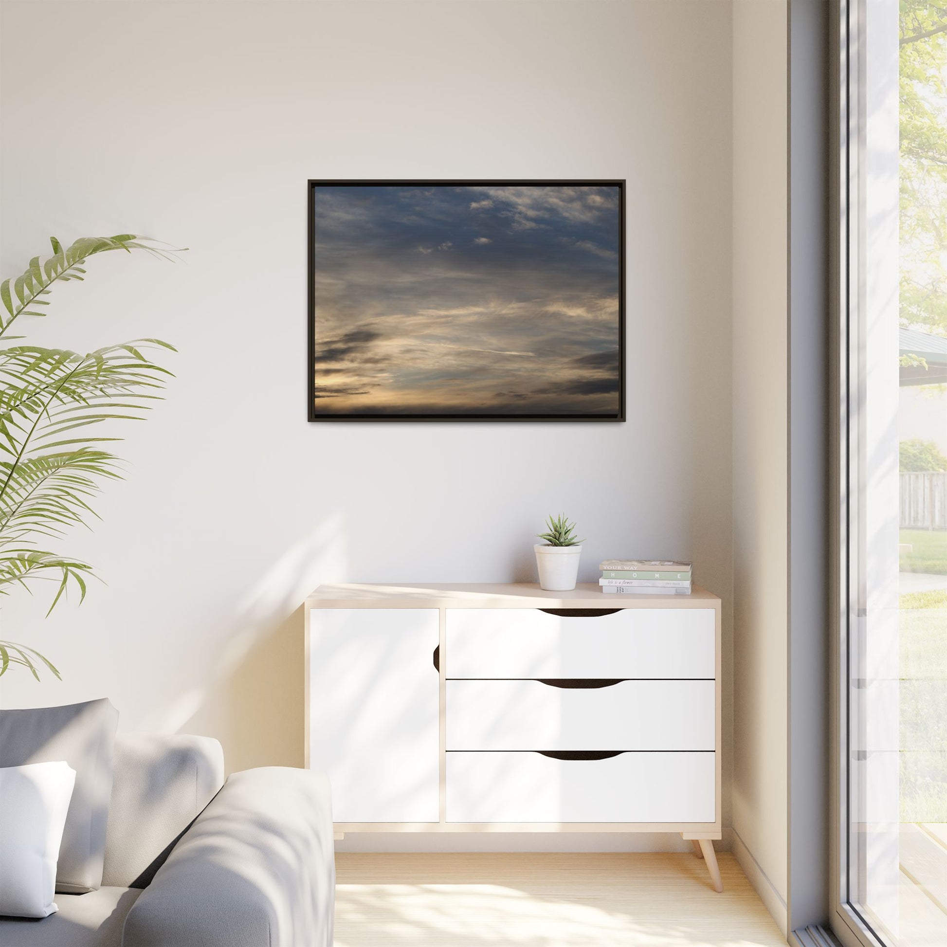 Clouded Thoughts - Unique Stretched Canvas Wall Art - Art By Earth