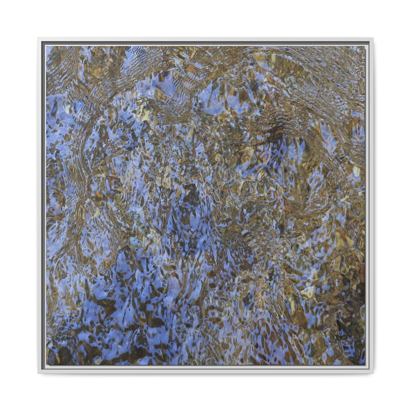 Aquatic Reflections - Unique Stretched Canvas Wall Art - Art By Earth