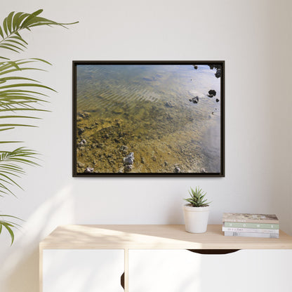 Ripples of Stone - Unique Stretched Canvas Wall Art