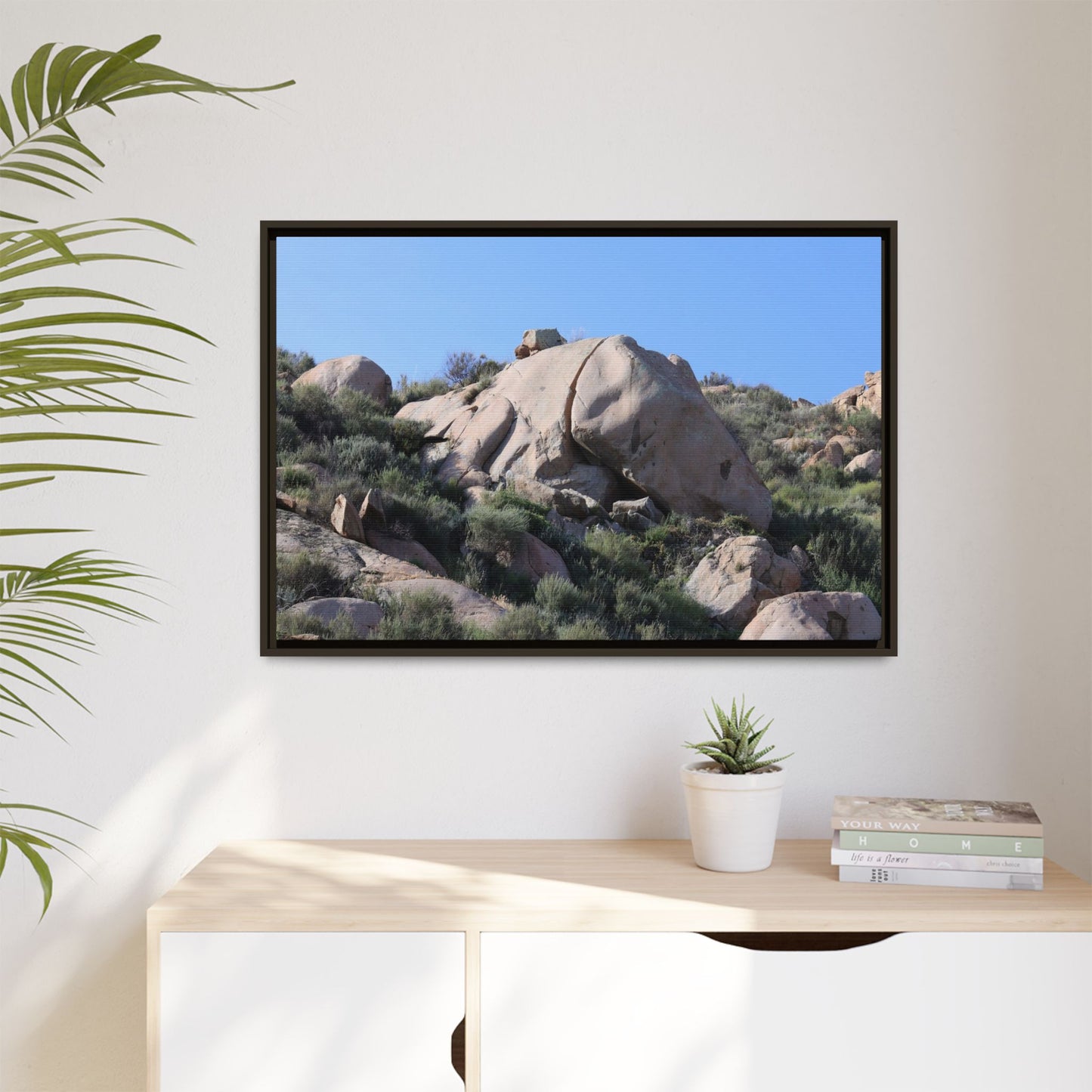 Ancient Stone Landscape - Unique Stretched Canvas Wall Art - Art By Earth