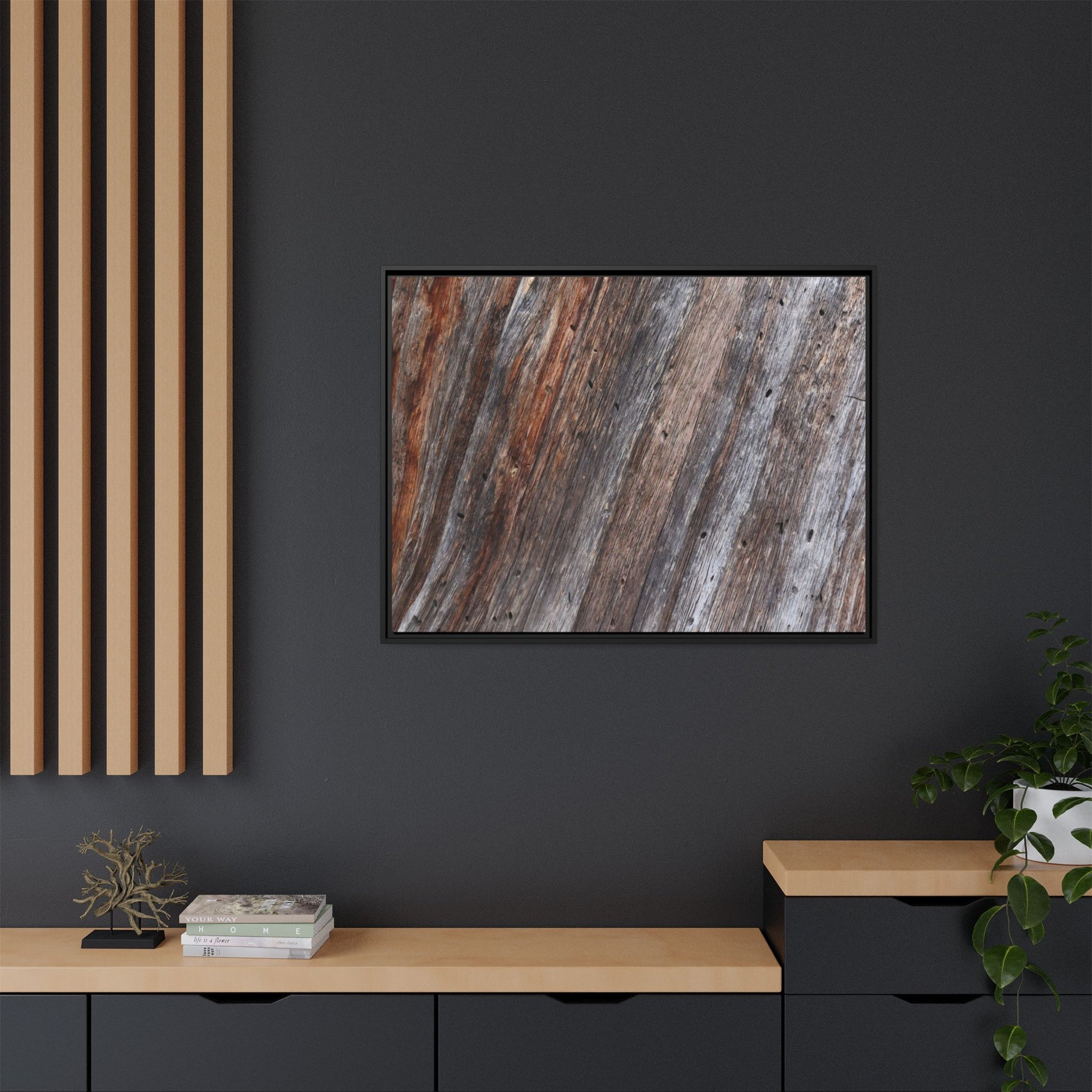 Rustic Floor - Unique Stretched Canvas Wall Art - Art By Earth