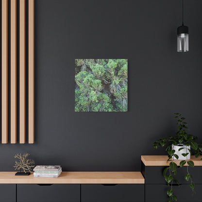 Green Labyrinth - Unique Frameless Canvas Wall Art - Art By Earth