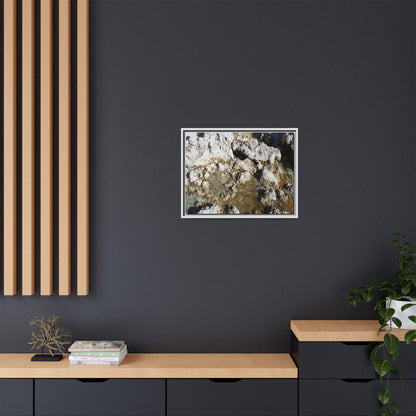 Strata of Silence - Unique Stretched Canvas Wall Art
