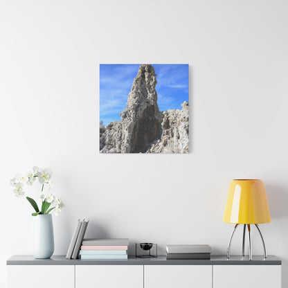 Towering Limestone Sentinels - Unique Frameless Canvas Wall Art