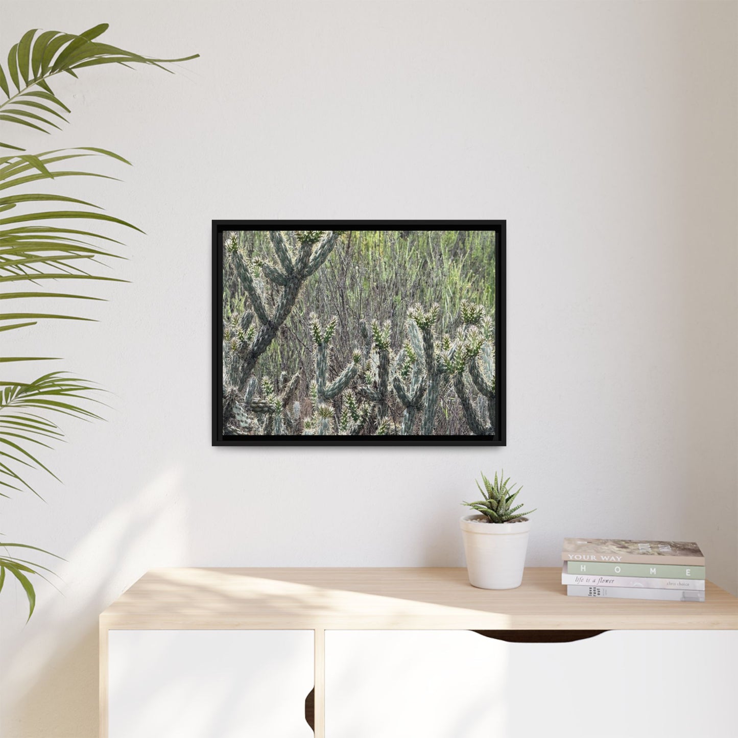 Prickly Paradise - Unique Stretched Canvas Wall Art - Art By Earth