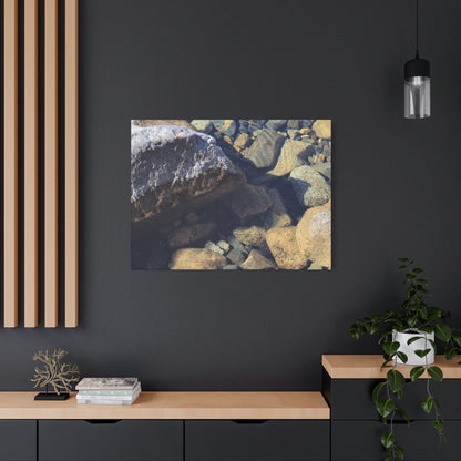 Lithic Symphony - Unique Frameless Canvas Wall Art