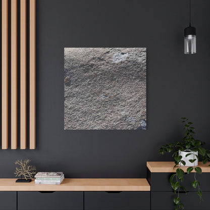 Textured Ground Surface - Unique Frameless Canvas Wall Art