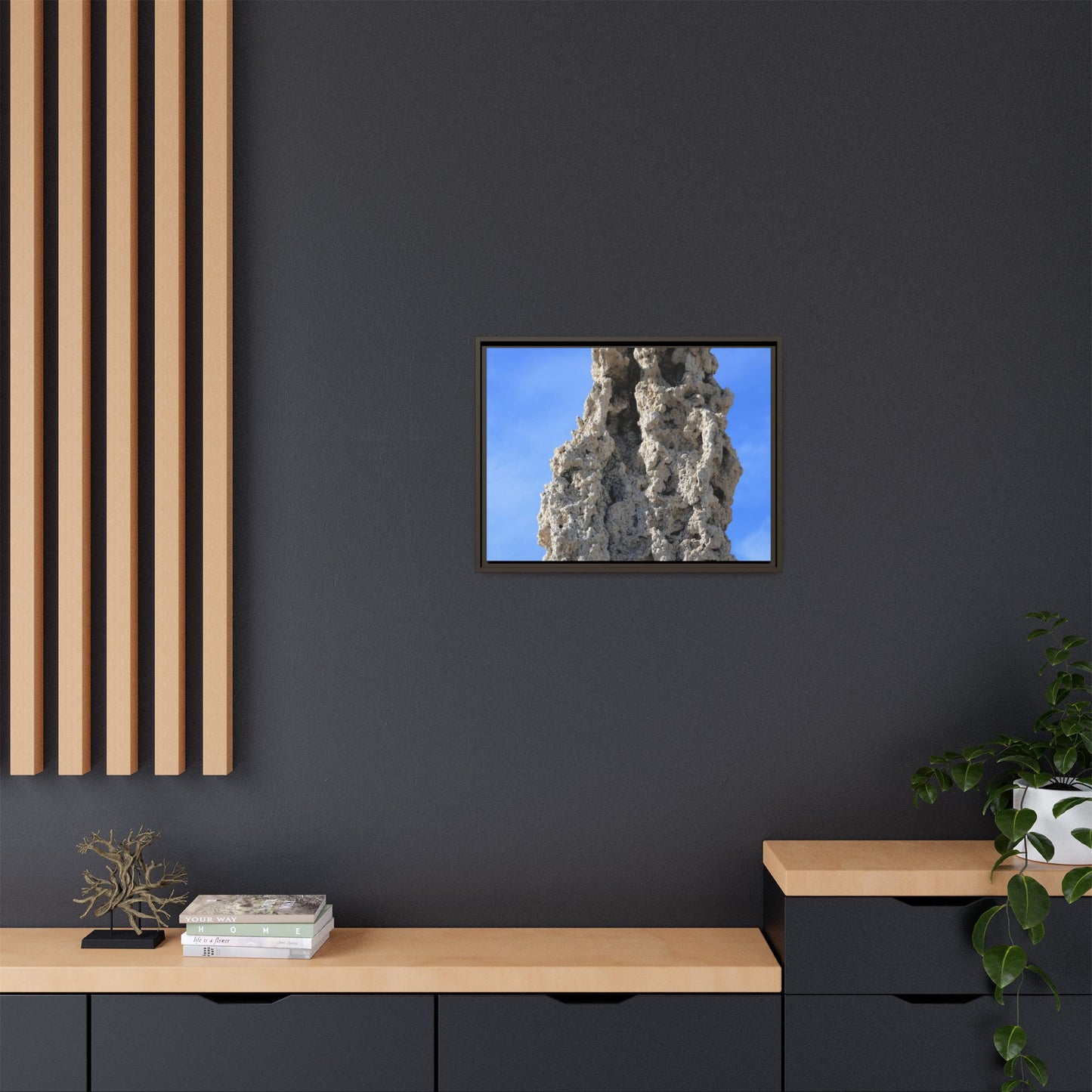 Stone Sentinel - Unique Stretched Canvas Wall Art