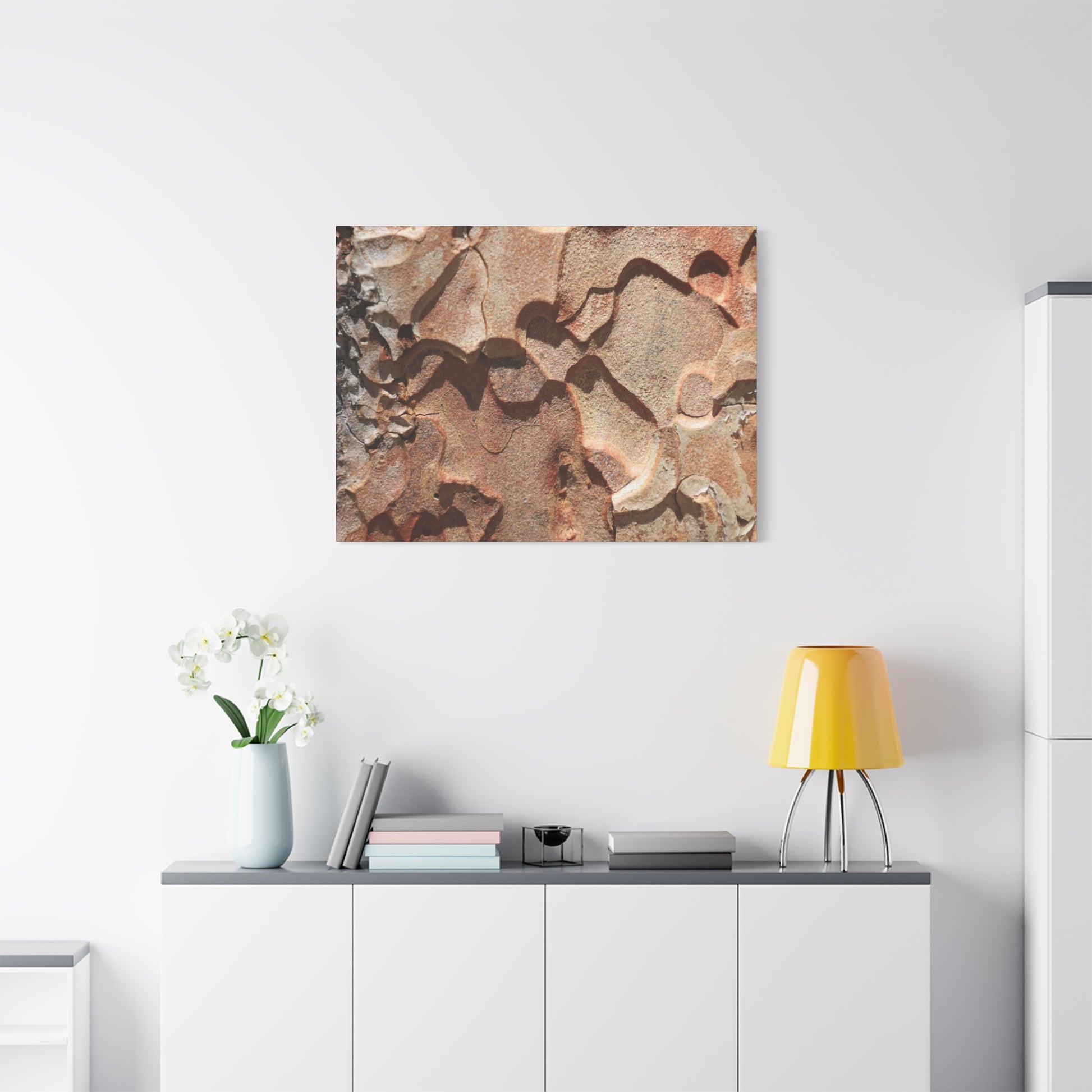 Terracotta Echoes - Unique Frameless Canvas Wall Art - Art By Earth