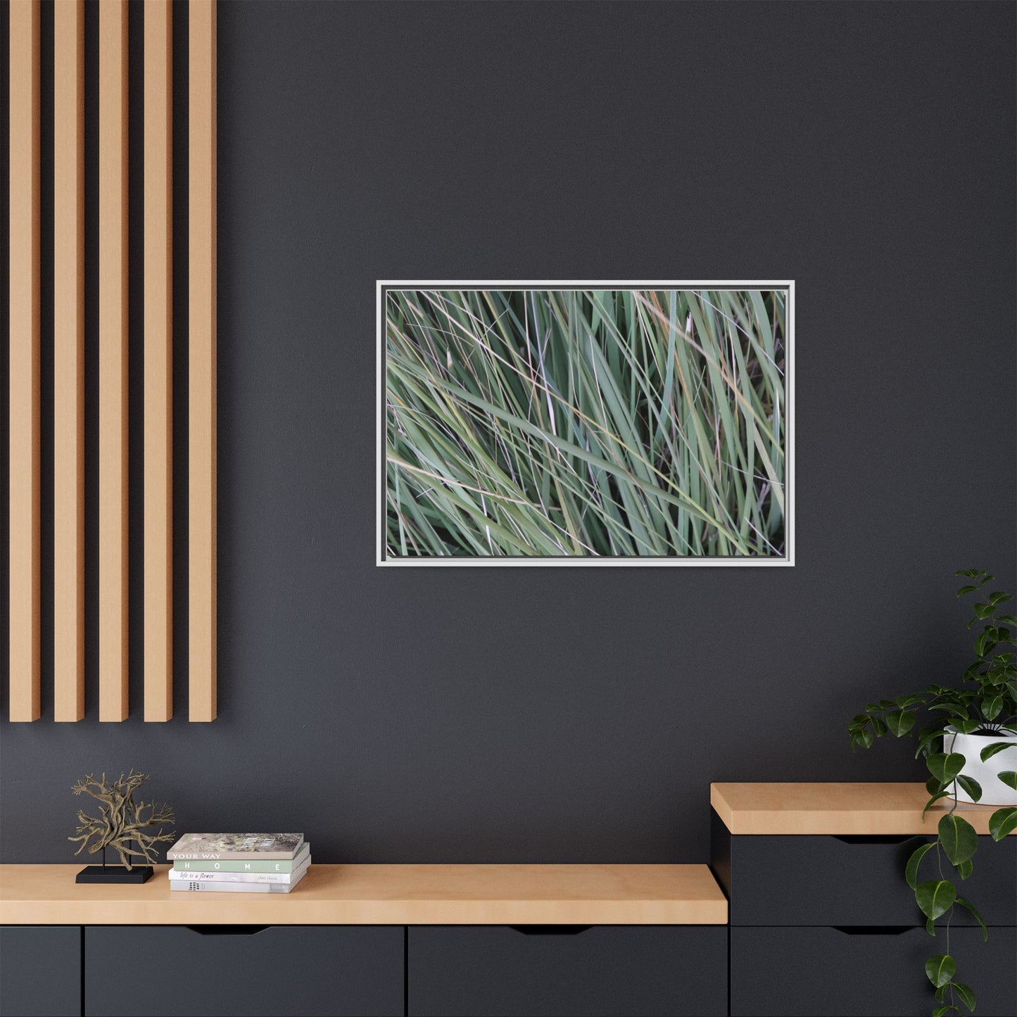 Grassland Symphony - Unique Stretched Canvas Wall Art - Art By Earth