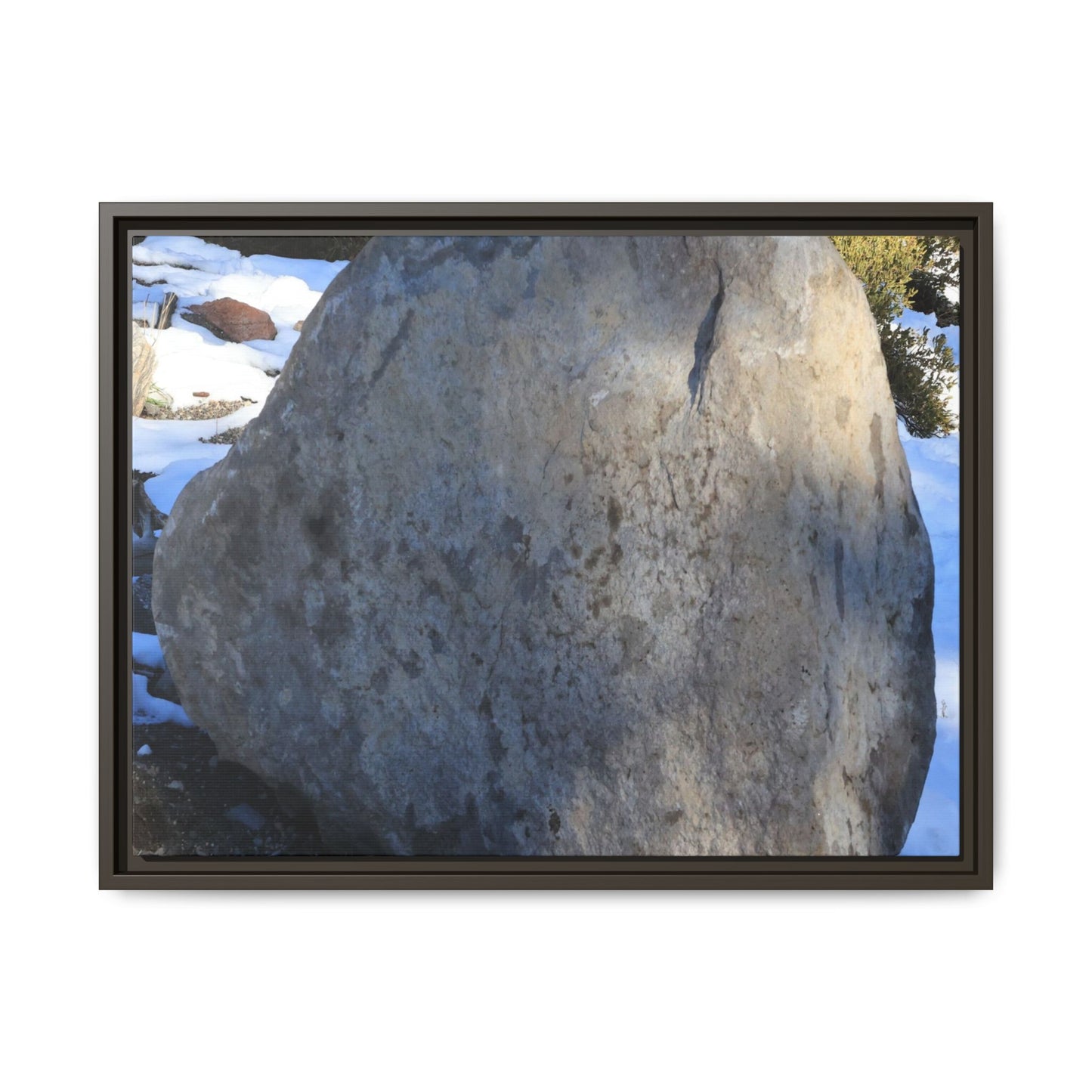 Glacial Solitude - Unique Stretched Canvas Wall Art