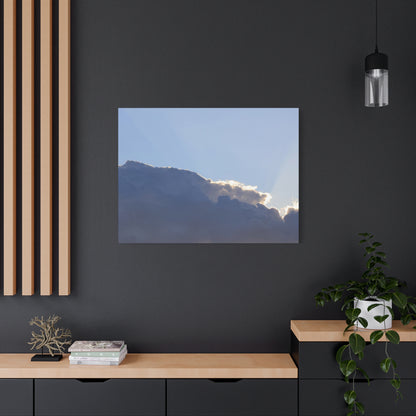 Cloud Mountain - Unique Frameless Canvas Wall Art