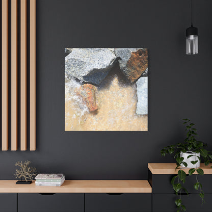 Rocky Embrace - Unique Frameless Canvas Wall Art - Art By Earth