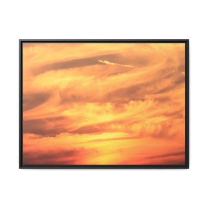 Burning Skies - Unique Stretched Canvas Wall Art - Art By Earth