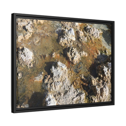 Stone Sea of Silence - Unique Stretched Canvas Wall Art