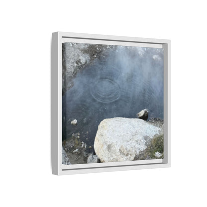 Ripples of Silence - Unique Stretched Canvas Wall Art