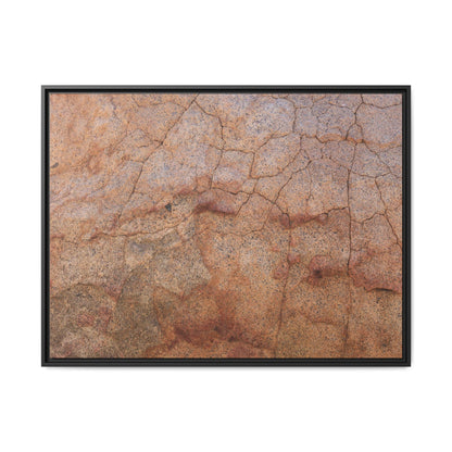 Russet Fissures - Unique Stretched Canvas Wall Art - Art By Earth