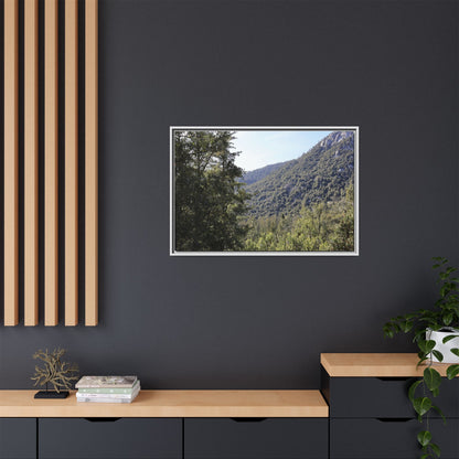 Mountain Valley Forest - Unique Stretched Canvas Wall Art
