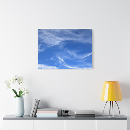Sky's Ethereal Dance - Unique Frameless Canvas Wall Art - Art By Earth