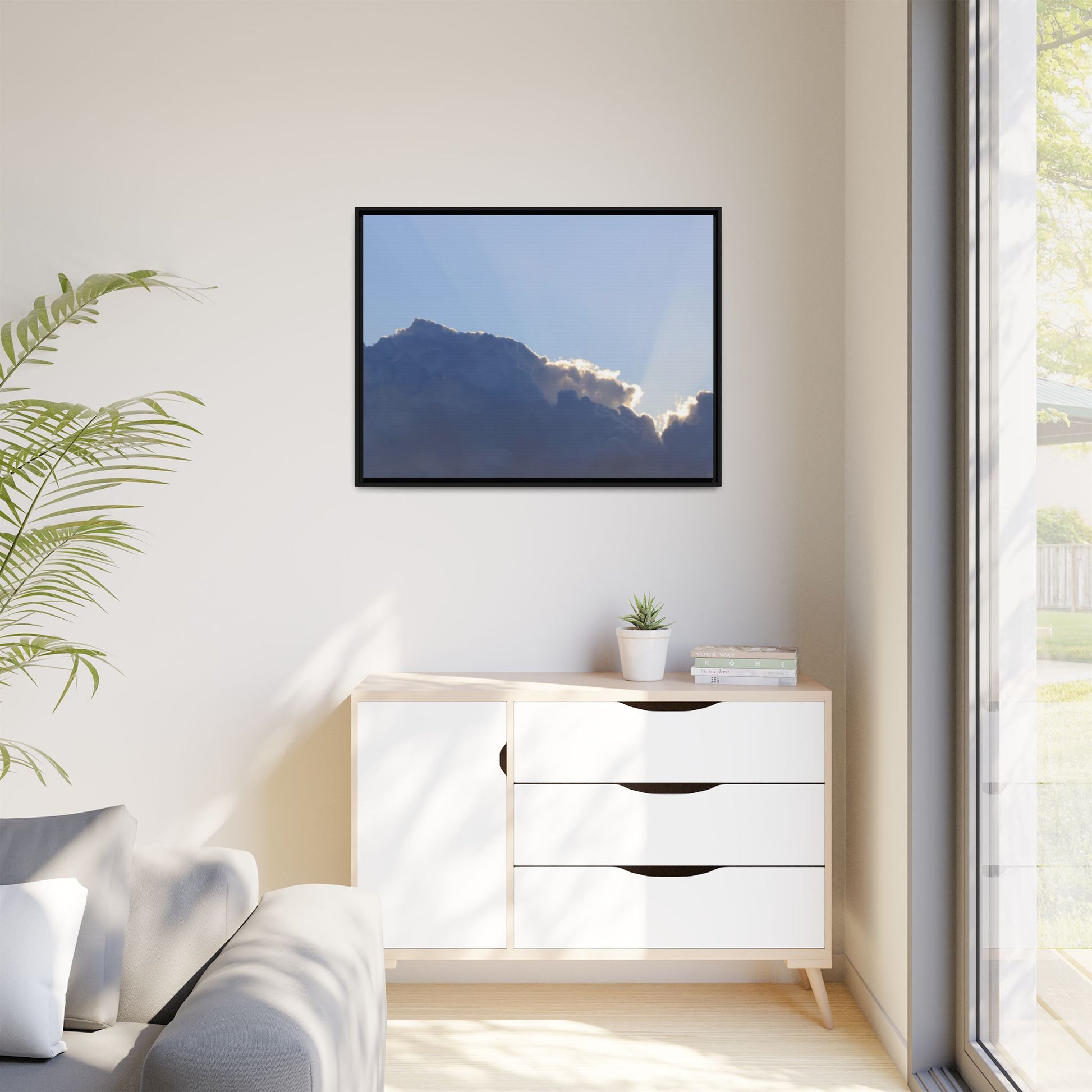 Cloud Divide - Unique Stretched Canvas Wall Art - Art By Earth