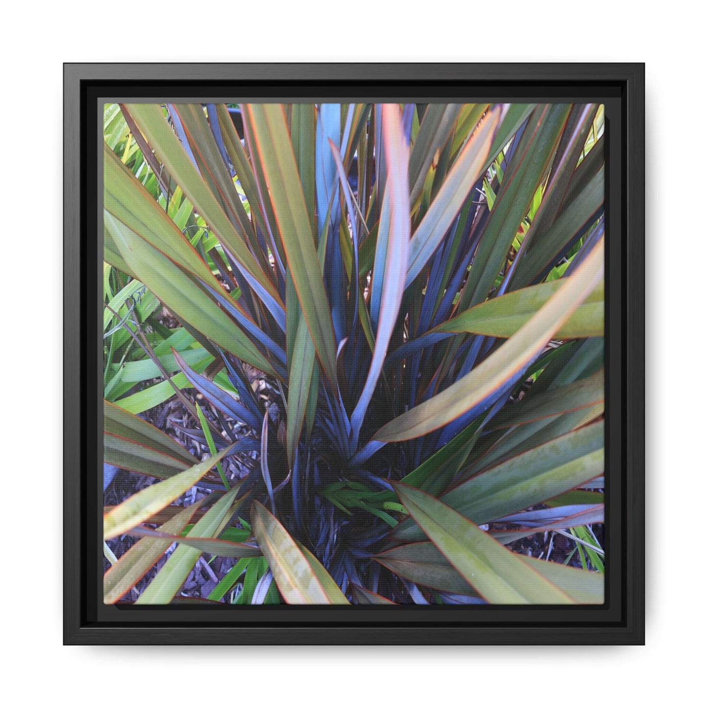 Radiant Leaves - Unique Stretched Canvas Wall Art - Art By Earth