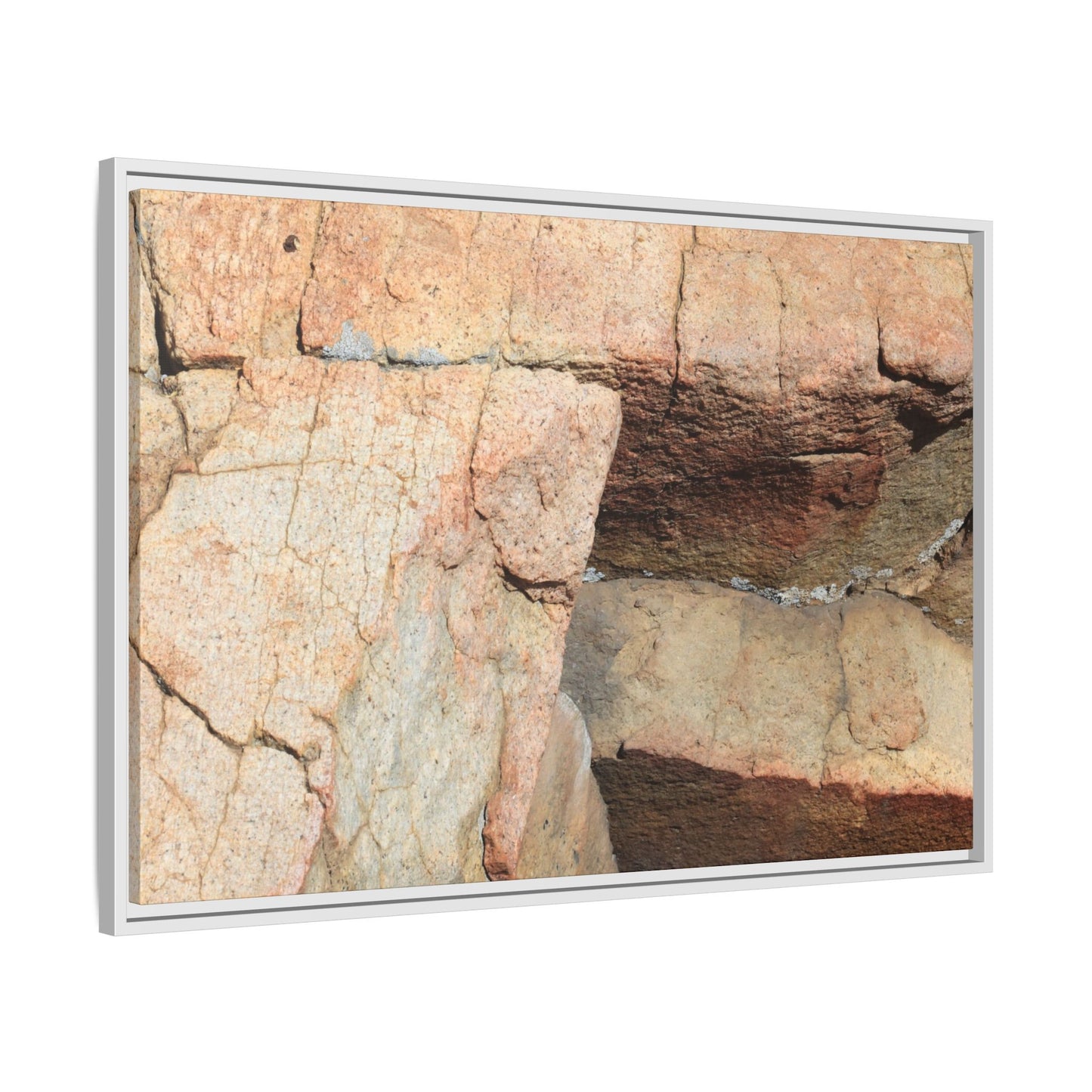 Fractured Stone - Unique Stretched Canvas Wall Art - Art By Earth