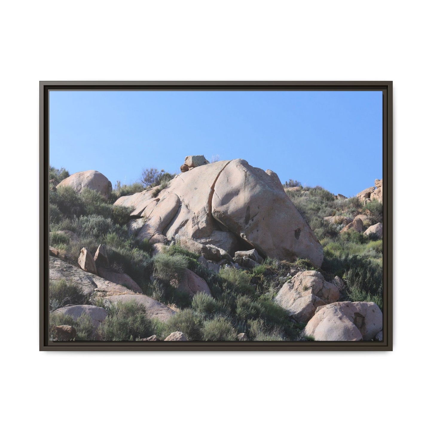 Ancient Stone Landscape - Unique Stretched Canvas Wall Art - Art By Earth