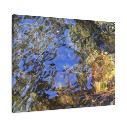 Water's Whisper - Unique Frameless Canvas Wall Art - Art By Earth