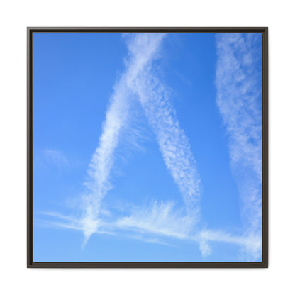 Skyward Whispers - Unique Stretched Canvas Wall Art - Art By Earth