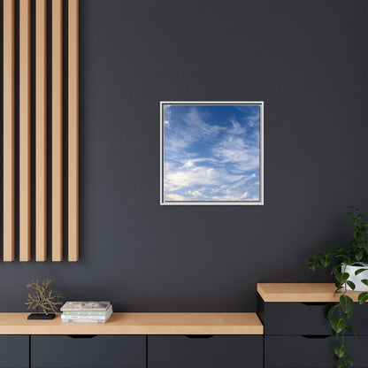 Ethereal Blue Tapestry - Unique Stretched Canvas Wall Art - Art By Earth