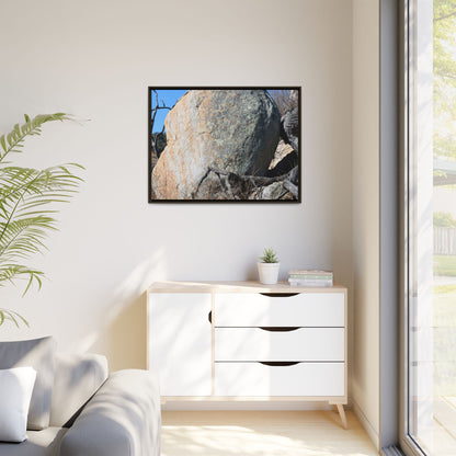 Stony Sentinel - Unique Stretched Canvas Wall Art - Art By Earth