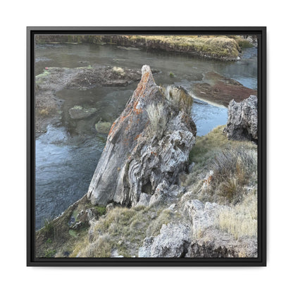 Carved by Water - Unique Stretched Canvas Wall Art