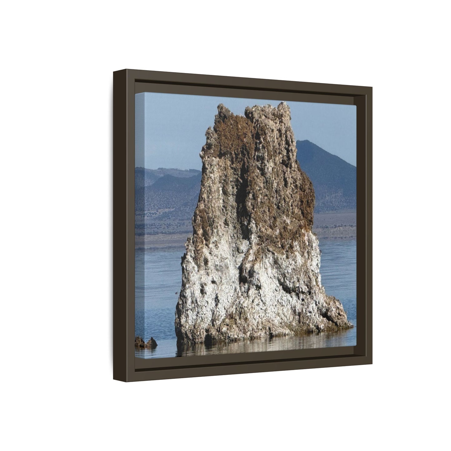 Tufa Tower Reflection - Unique Stretched Canvas Wall Art