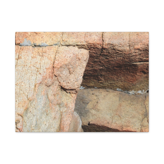 Layered Echoes - Unique Frameless Canvas Wall Art - Art By Earth